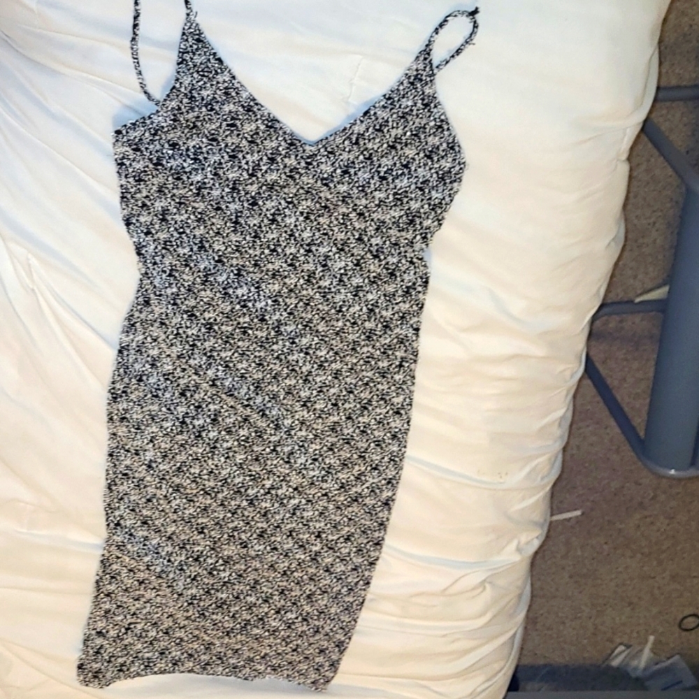 Vintage Black & White Sans Souchi Dress
